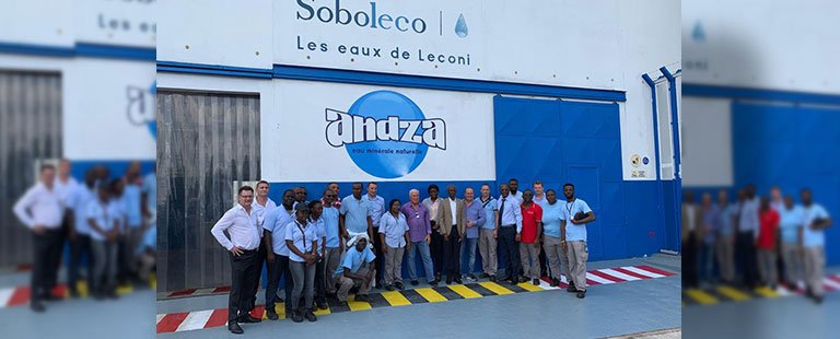 Michel Palu en visite au Gabon
