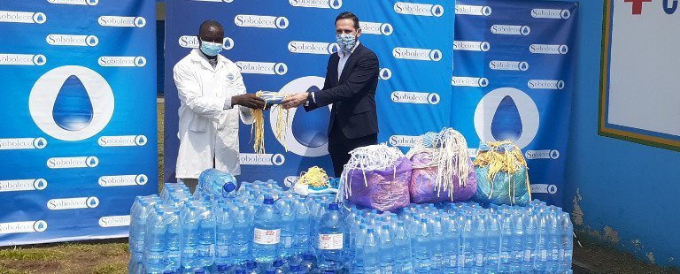SOUTIEN SANITAIRE DE LA SOBOLECO A LA VILLE DE LECONI