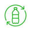 Déchets-plastique-PET-recyclés
